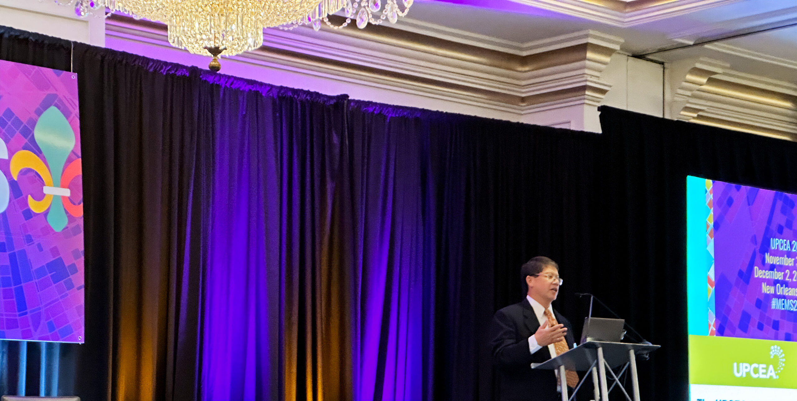 mems-wong Jim Fong speaking at UPCEA MEMs 2022