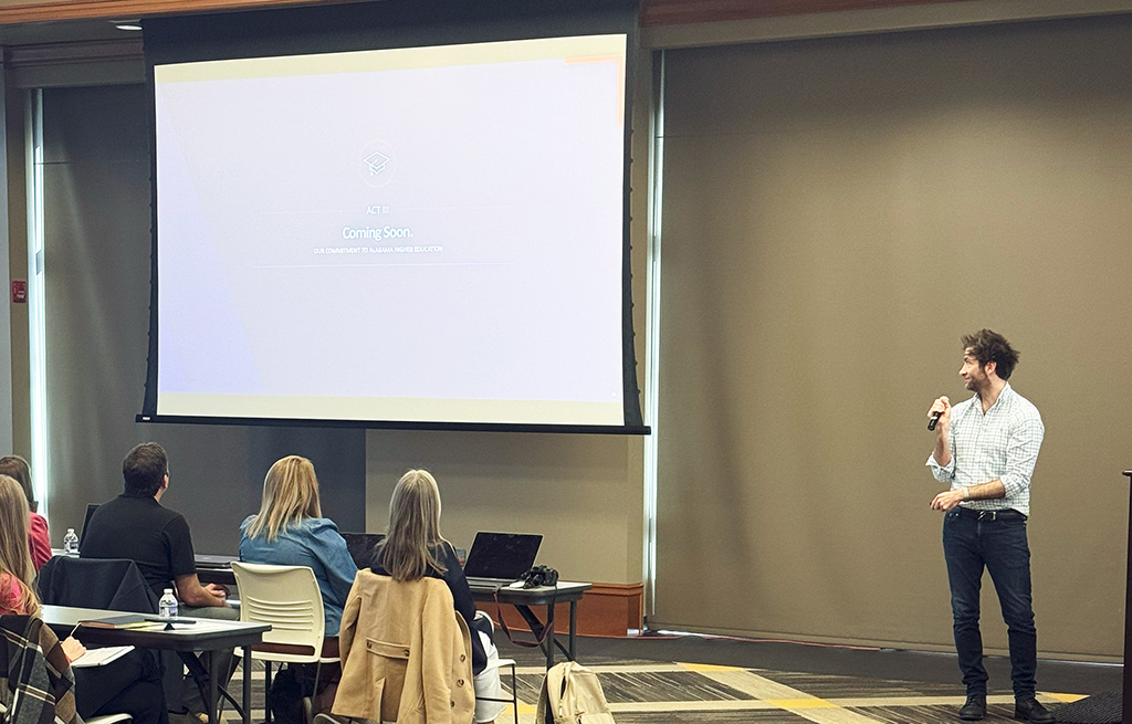 joshua presenting at ACCSPRA